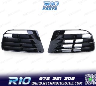 REJILLAS VOLKSWAGEN VW GOLF 6 09-12 LOOK R20 NEGRO BRILLO