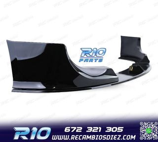 SPOILER LIP BMW E60 E61 03-10 LOOK M PERFORMANCE NEGRO BRILL