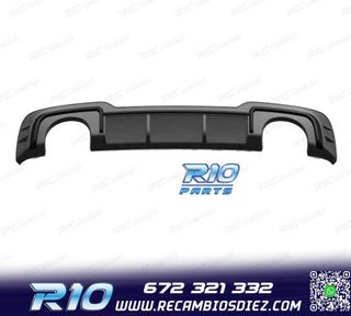 DIFUSOR AUDI A3 S LINE HATCHBACK 17-20 LOOK RS3