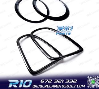 MARCO FAROS PARRILLA MINI R56 R57 R58 07-13 LOOK JCW NEGRO