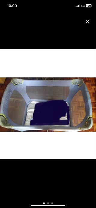 Cuna de viaje plegable