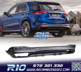 DIFUSOR MERCEDES GLE W167 AMG 19- LOOK AMG GLE63 NEGRO