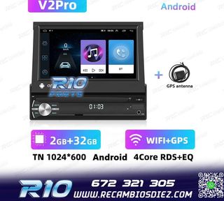RADIO GPS ANDROID 1DIN TACTIL GPS