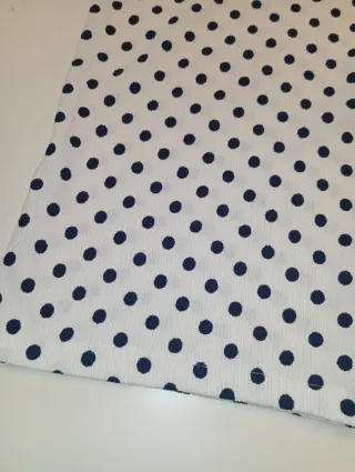 Mono niña lunares azul talla 7