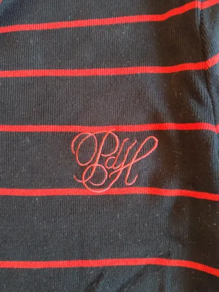 Jersey Ralph Lauren Rayas Rojo y Negro