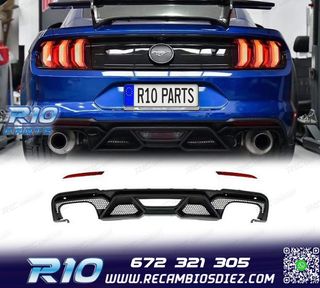 DIFUSOR FORD MUSTANG 15-22 LOOK GT500