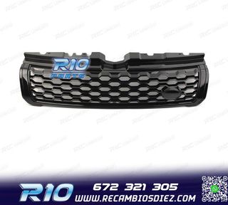 PARRILLA RANGE ROVER EVOQUE 10-18 LOOK DYNAMIC NEGRO BRILLO