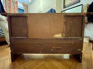 Cassettiera, 2 comodini e letto matrimoniale decò