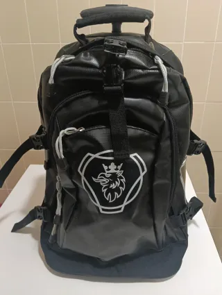 Mochila Maleta Scania Negra