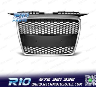 PARRILLA AUDI A3 05-08 NEGRO CROMO MATE