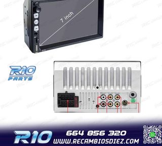 RADIO 2DIN GPS 7" TÁCTIL BLUETOOTH USB SD