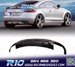 DIFUSOR AUDI TT 8J 06-14 LOOK ABT NO S LINE