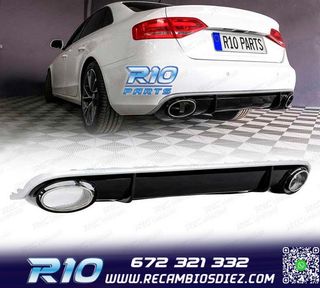 DIFUSOR AUDI A4 B8 07-11 LOOK RS4