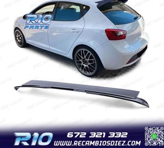 ALERÓN SEAT IBIZA 6J 5P 08- LOOK CUPRA NEGRO BRILLO