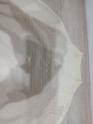 Jersey hombre beige talla M