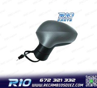 ESPEJO COMPLETO IZQUIERDO SEAT IBIZA 09-17 IMPRIMADO