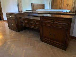 Mueble tocador con espejo madera