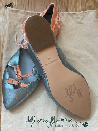 Zapatos De Florey Floreros Talla 40