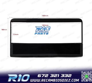 MARCO 1-DIN NEGRO FORD