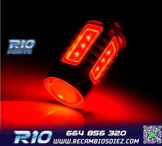 BOMBILLA LED P21 5W ROJA CANBUS DOBLE POLO