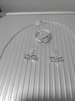 Conjunto Joyas Infinito Plata