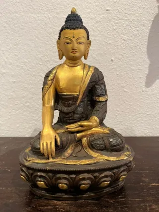 Buda Shakyamuni tibetano bronce