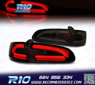 PILOTOS LED BAR SEAT IBIZA 6L 02-08 ROJO AHUMADO
