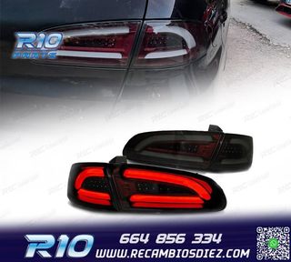 PILOTOS LED BAR SEAT IBIZA 6L 02-08 ROJO AHUMADO