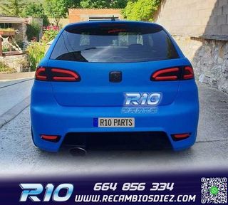 PILOTOS LED BAR SEAT IBIZA 6L 02-08 ROJO AHUMADO