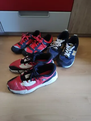 3 pares zapatillas deportivas hombre/mujer
Talla39