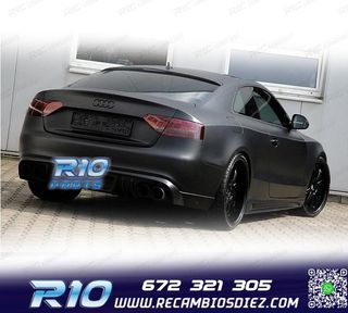 DIFUSOR AUDI A5 COUPE CABRIO 07-11 LOOK RIEGER