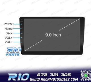 RADIO 9" GPS ANDROID 13 QUAD CORE 64GB ROM