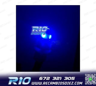 BOMBILLA LED AZUL W5W T10