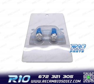 BOMBILLA LED AZUL W5W T10