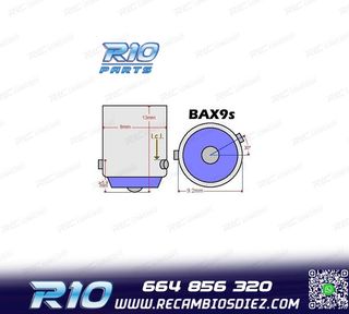BOMBILLA LED CANBUS H6W BAX9S