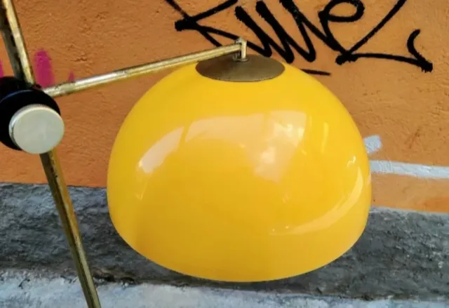 Lámpara Vintage Espacial 70s Dorada