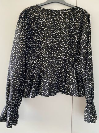 Blusa estampada manga larga