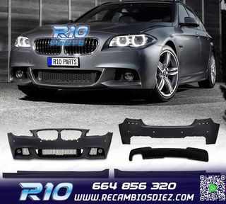 KIT CARROCERIA BMW F11 TOURING LOOK M 10-13 PDC + LAVAFAROS