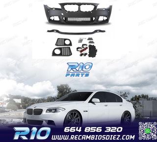 KIT CARROCERIA BMW F11 TOURING LOOK M 10-13 PDC + LAVAFAROS