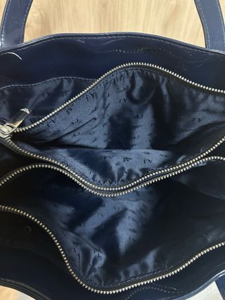 Bolso Armani Junior Azul Charol,