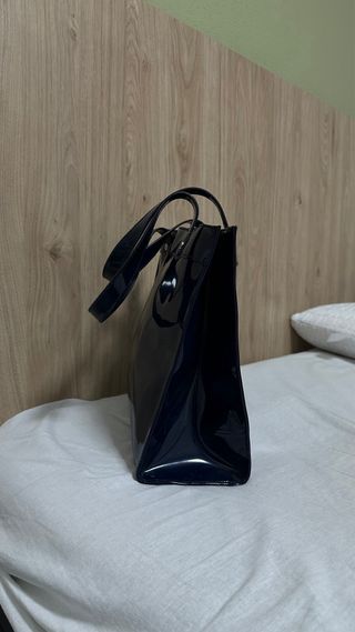 Bolso Armani Junior Azul Charol,