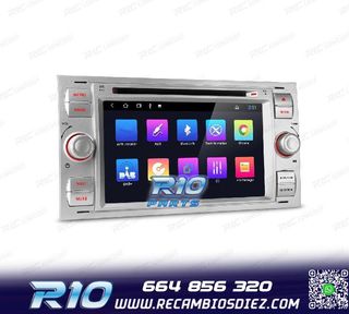 RADIO GPS ANDROID 12 PARA FORD FOCUS C-MAX FIESTA GALAXY KUG