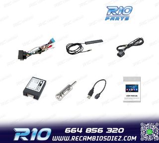 RADIO GPS ANDROID 12 PARA FORD FOCUS C-MAX FIESTA GALAXY KUG
