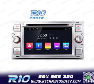 RADIO GPS ANDROID 12 PARA FORD FOCUS C-MAX FIESTA GALAXY KUG