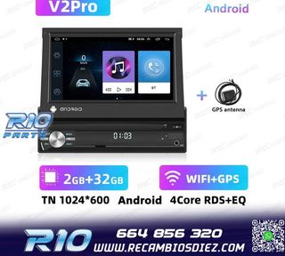 RADIO GPS ANDROID 1DIN TACTIL GPS