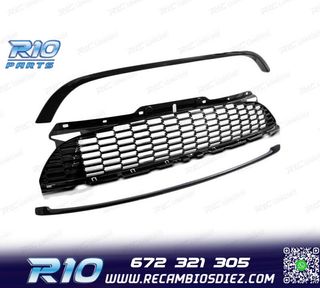 PARRILLA MINI COOPER R56 57 55 S JCW 06-14 NEGRO BRILLO
