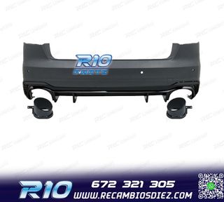 PARAGOLPES TRASERO AUDI A4 17-20 LOOK RS4