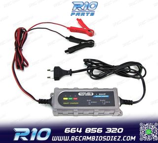 CARGADOR DE BATERIA COCHE MOTO BARCO 12V