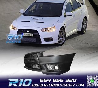 PARAGOLPES DELANTERO MITSUBISHI LANCER 09-15 LOOK EVO