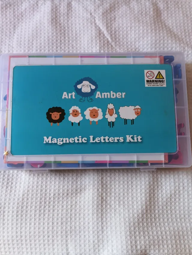 Kit Letras Magnéticas Art Amber